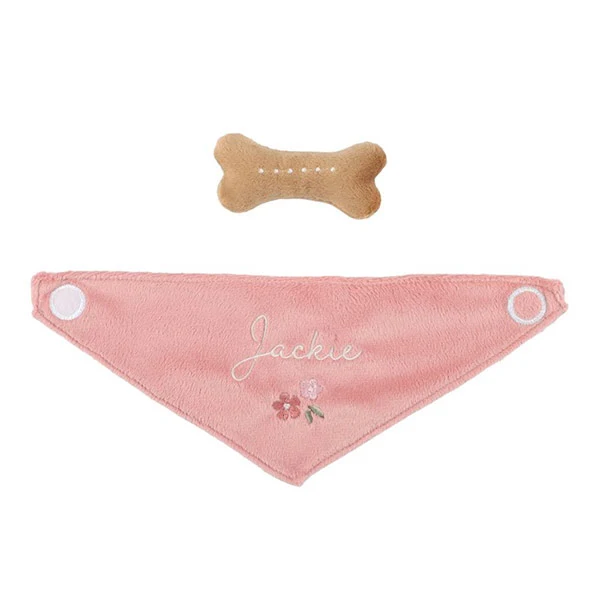 Perrito Peluche Jackie Con Bolsa Little Dutch