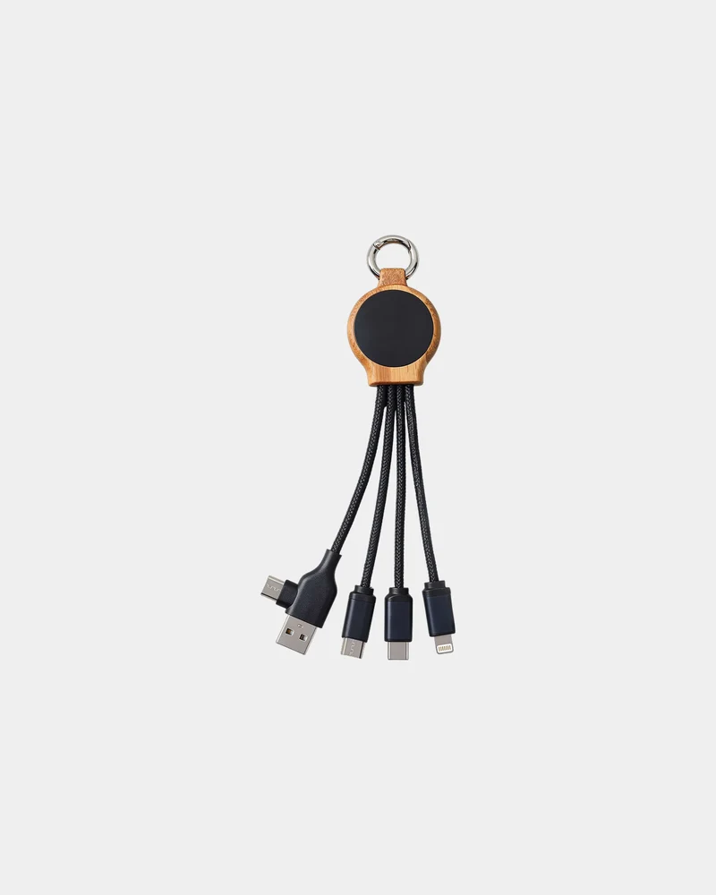 Llavero cable reciclado LED Bluetech para personalizar