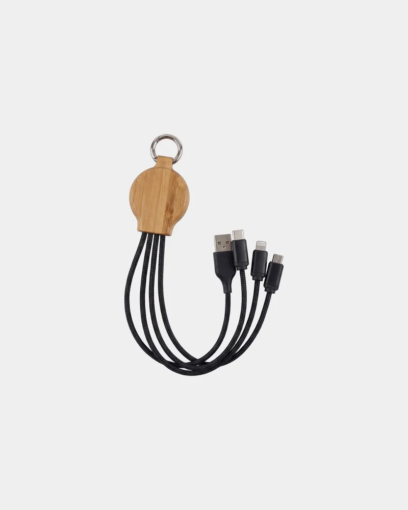 Llavero cable reciclado LED Bluetech para personalizar