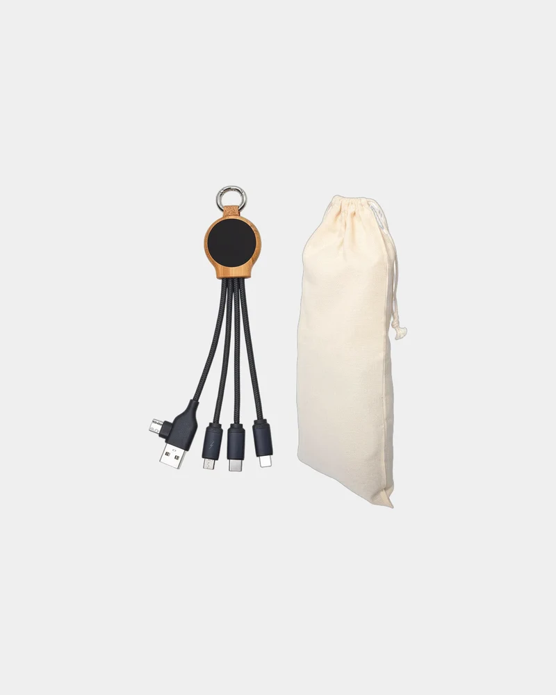 Llavero cable reciclado LED Bluetech para personalizar
