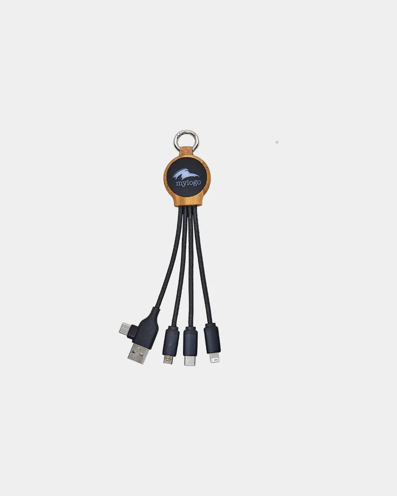 Llavero cable reciclado LED Bluetech para personalizar