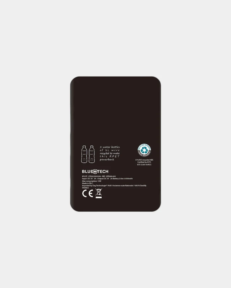 Power bank RPET 5.000 mAh Bluetech para personalizar