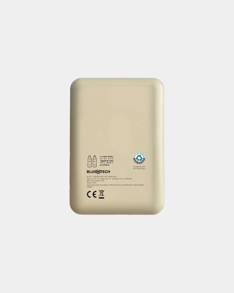 Power bank RPET Bluetech 5.000 mAh para personalizar