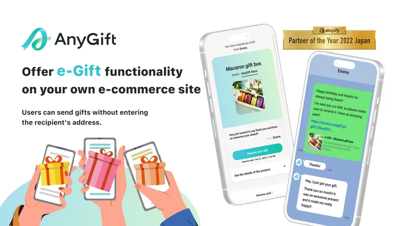 AnyGift: eGift & Messages