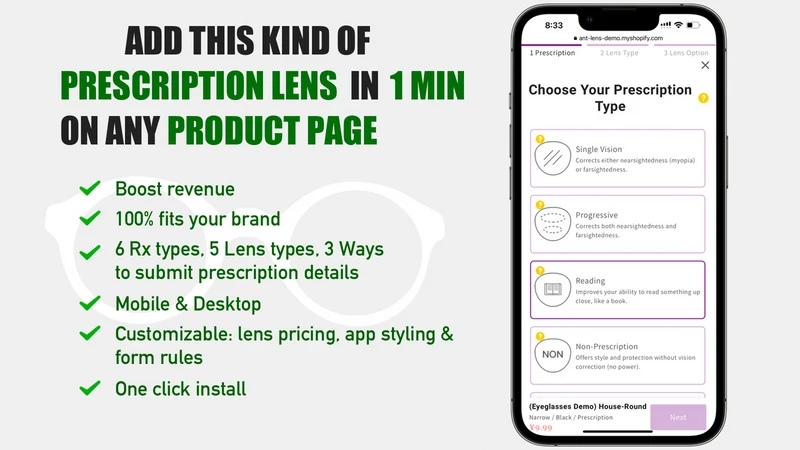 Ant Lens: Prescription Lens