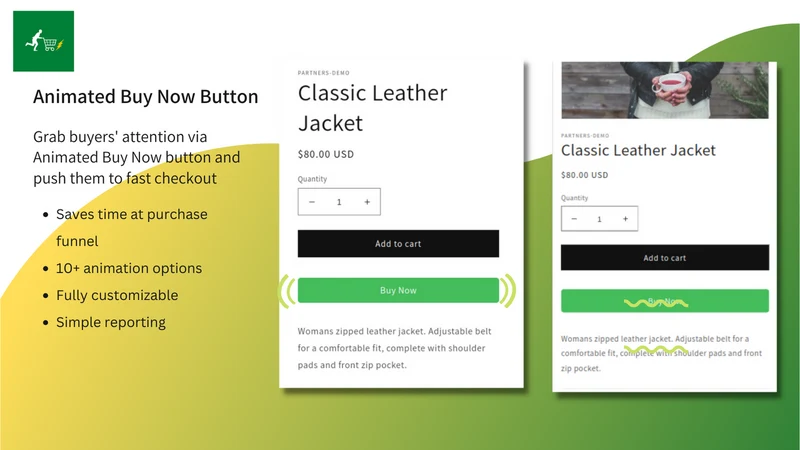 Whizzly Animated Buy Button