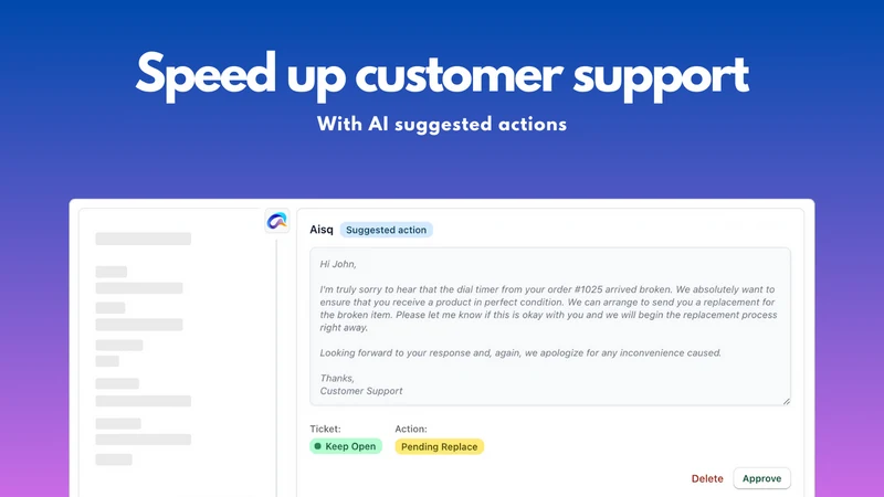 Aisq: Auto Customer Support