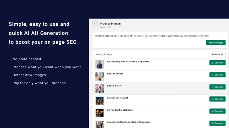 StamCo ‑ AI SEO Alt Text