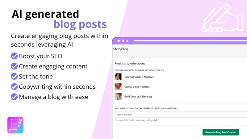 StoryBlog: Blog Post Generator
