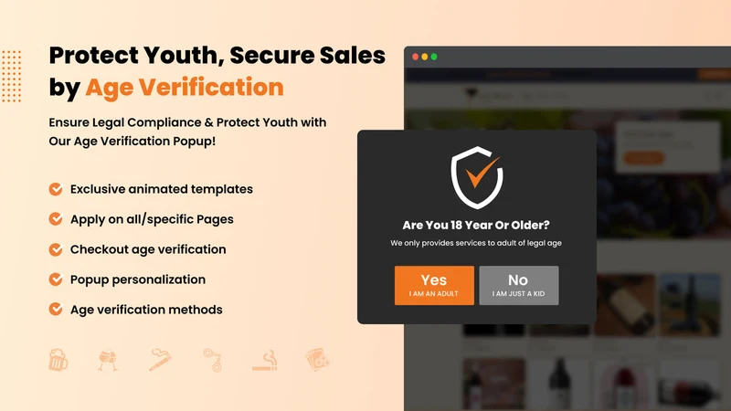 Smart Age Verification Popup