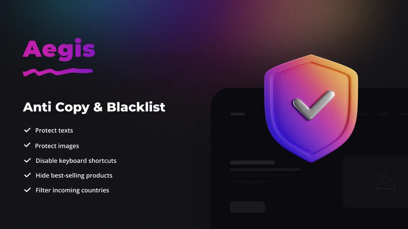 Aegis — Anti Copy & Blacklist