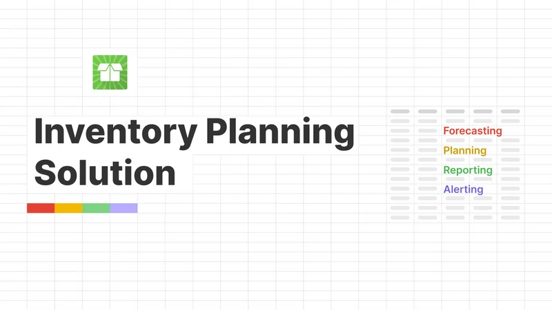 Inventory Management by Mipler