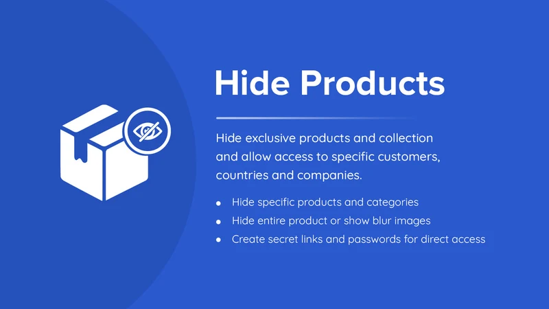 Addify ‑ Hide Products