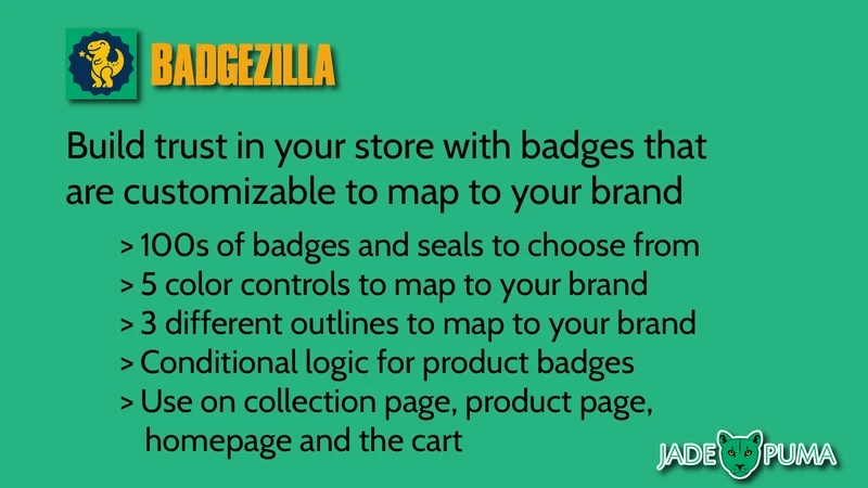 Badgezilla Trust Badges, Icons