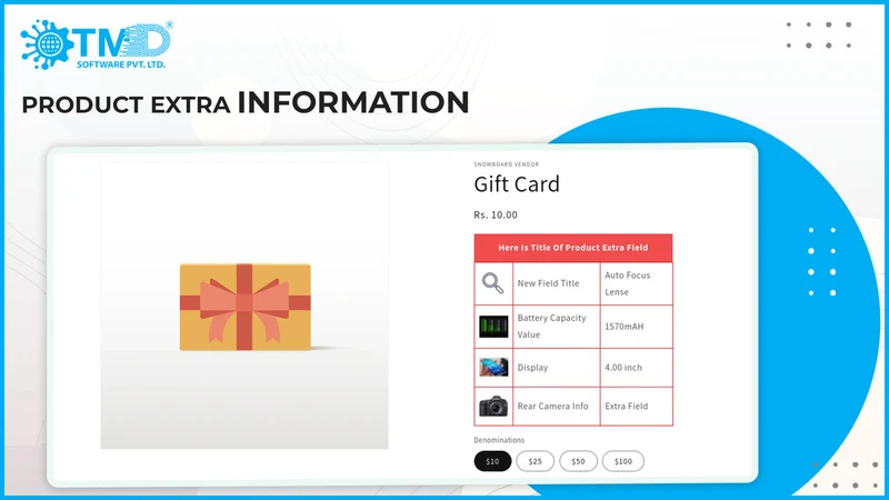 TMD Product Extra Information
