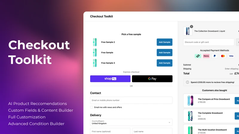 Checkout & Discount Master