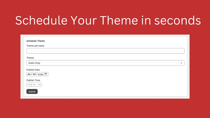 Supreme Theme Scheduler