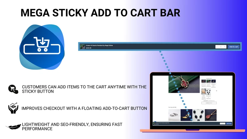 Mega Sticky Add To Cart Bar
