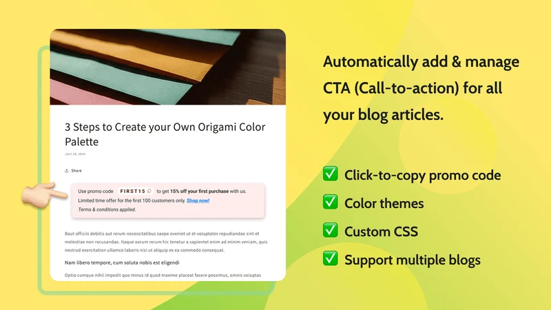 Blog Post Page CTA Button MP