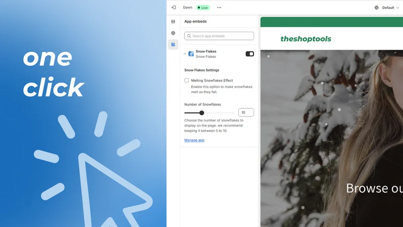 Snowify: Snow Fall Effect App