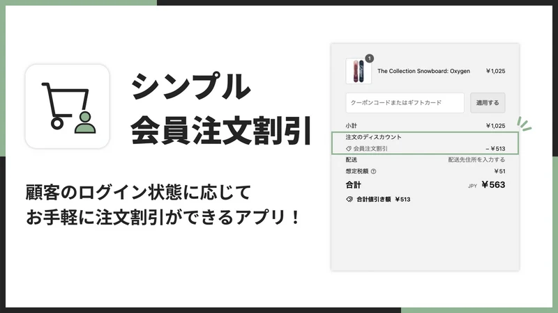 UR: Login Order Discount