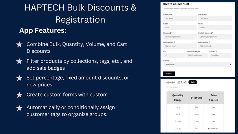 Haptech B2B Wholesale Pricing