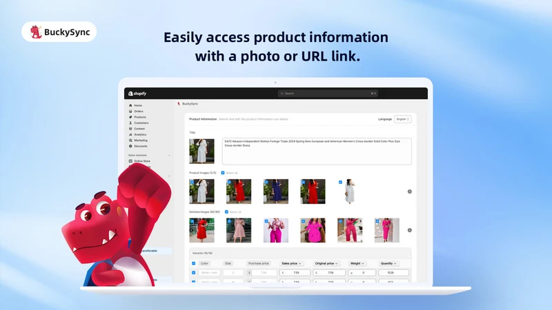 BuckySync‑Product Info Import