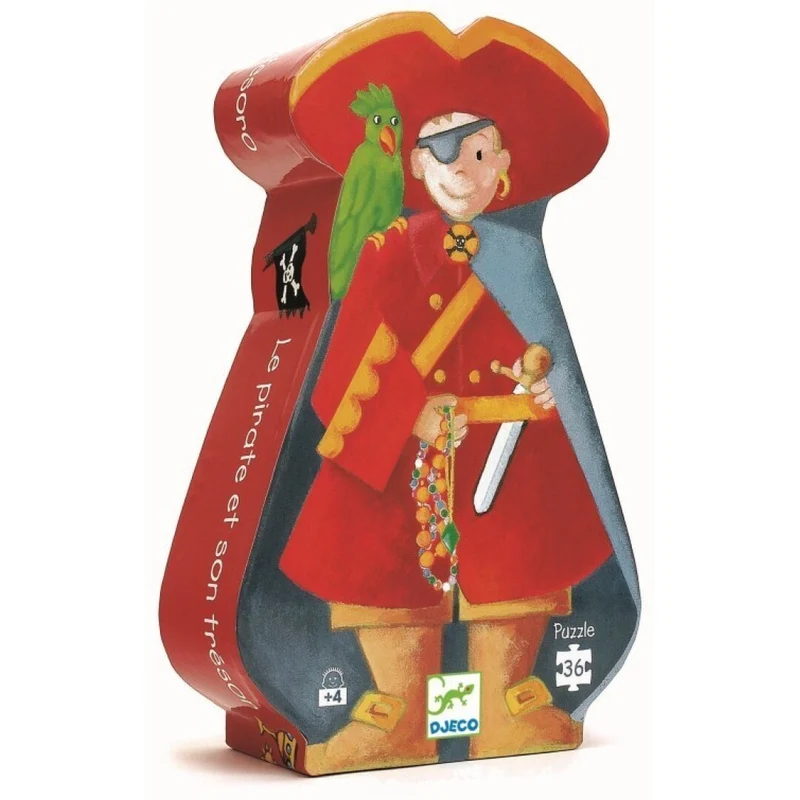Puzzle Silueta - Pirata - 36 pzs.