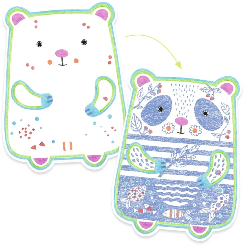 Colorear Animales Salvajes - Djeco