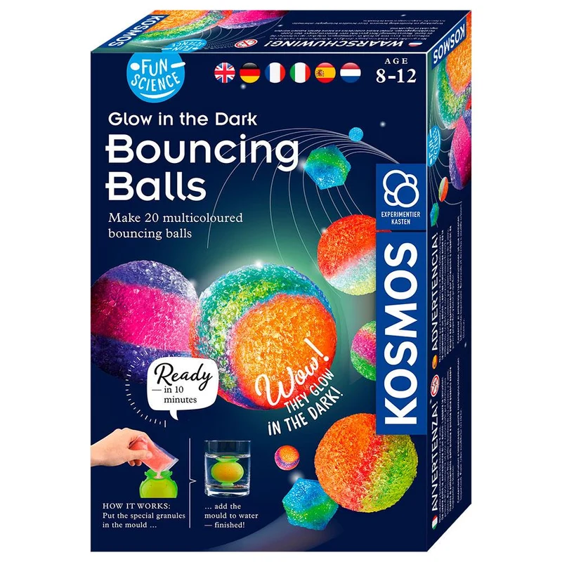 Kit de creación pelotas luminiscentes Bouncing balls