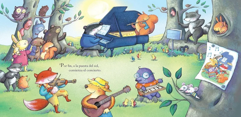 Los músicos del bosque