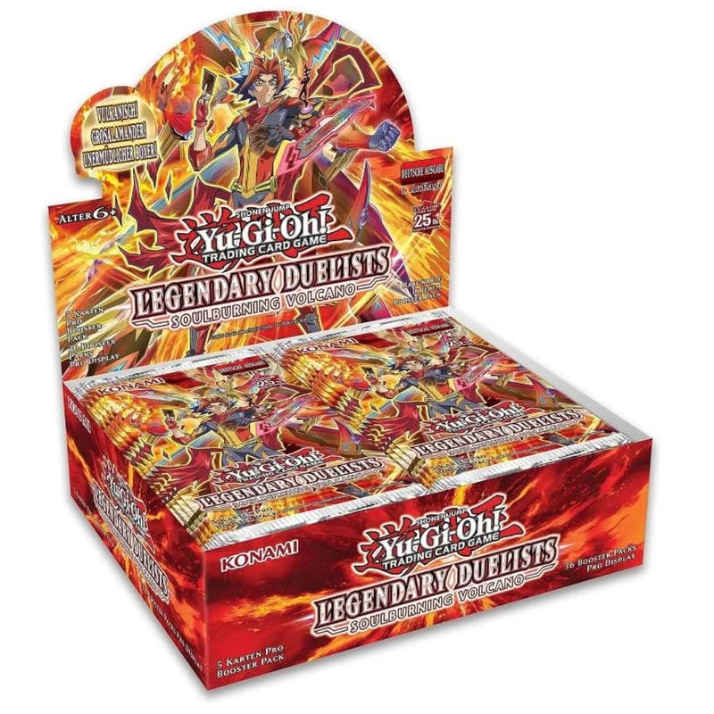 Yu-Gi-Oh! | Booster Box de 36 Sobres de Legendary Duelists : Soulburning Volcano 2022 Inglés