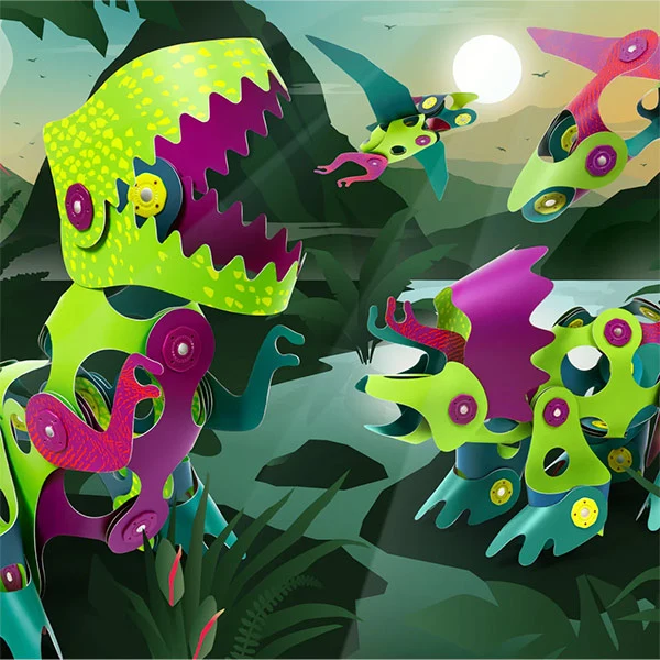 Clixo Pack Aventura Dinosaurios