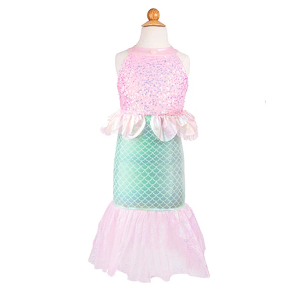 Vestido Sirenita Brumosa Rosa 3-4 Años Great Pretenders