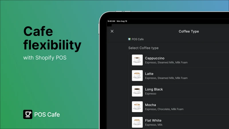 POS Cafe: Coffee Shops & QSR