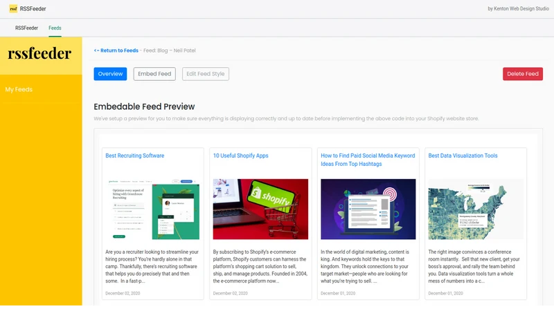 RSSFeeder WordPress Blog Sync