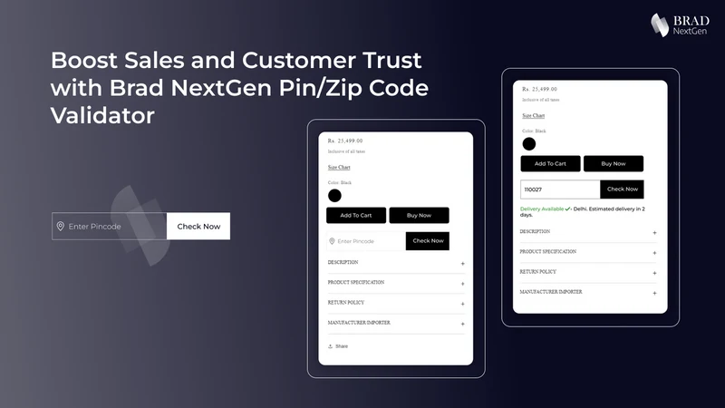 Brad NextGen Pincode Validator