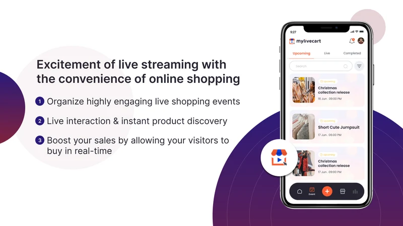 Mylivecart Live Shopping App