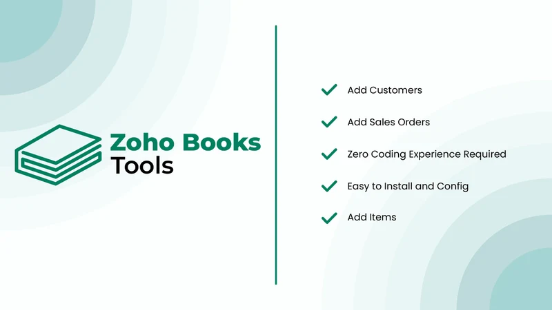 Zoho Books Tools