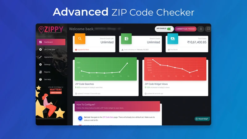 Zipcode Checker ‑ Zippy