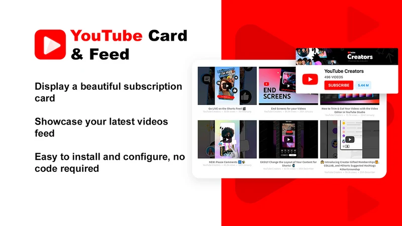 LCD | YouTube Card & Feed