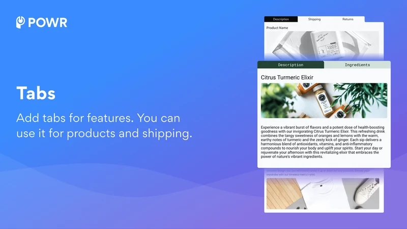 POWR: Accordion Product Tabs