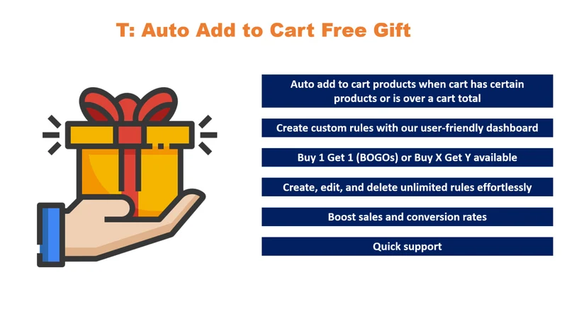 T: Auto Add to Cart Gift