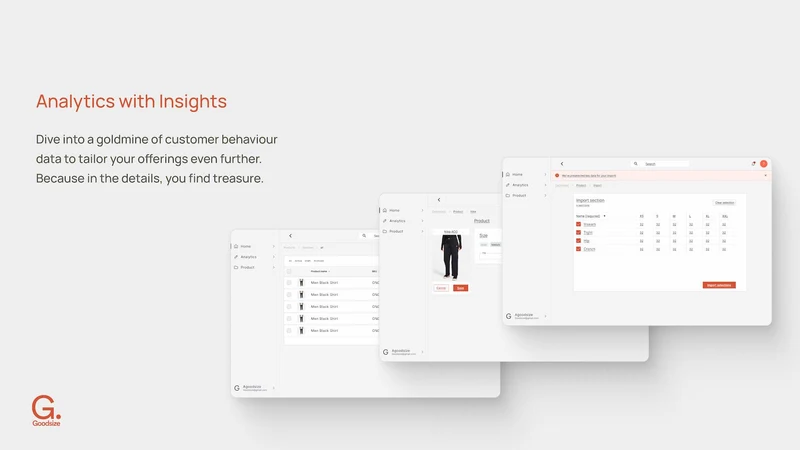 Goodsize ‑ AI Size Recommender