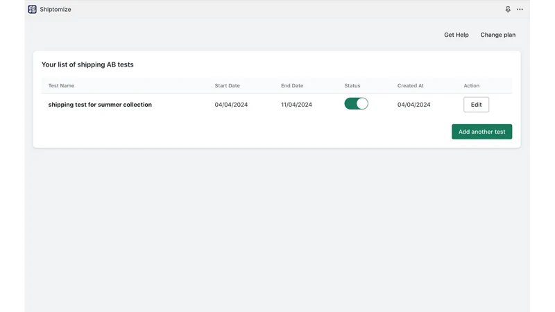 Shiptomize ‑ A/B Test Shipping