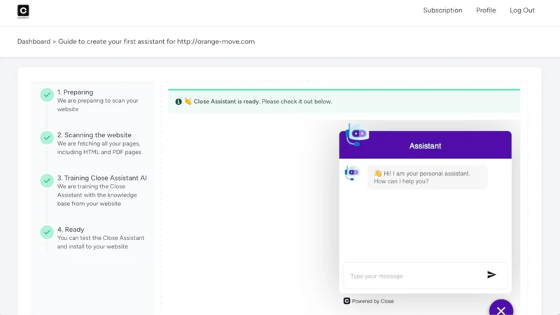 Close AI Assistant
