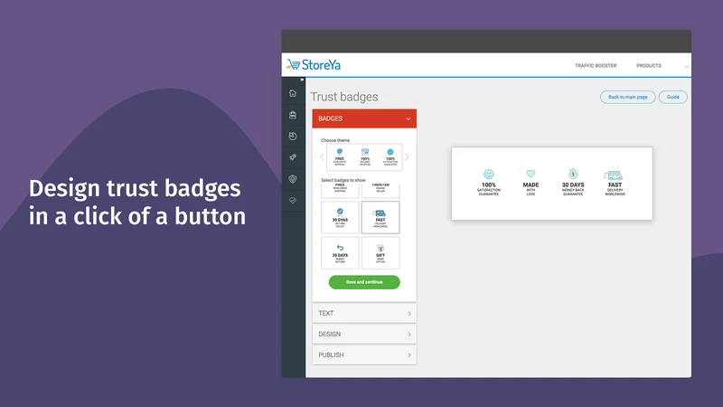 Trust badges & icons ‑ ST