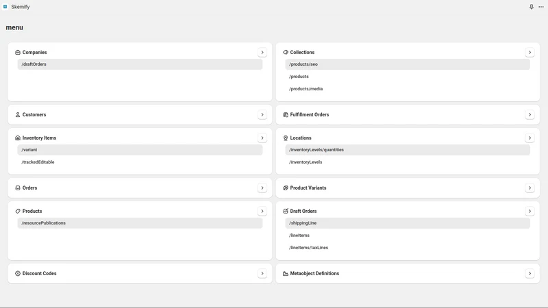 Skemify ‑ GraphQL Explorer