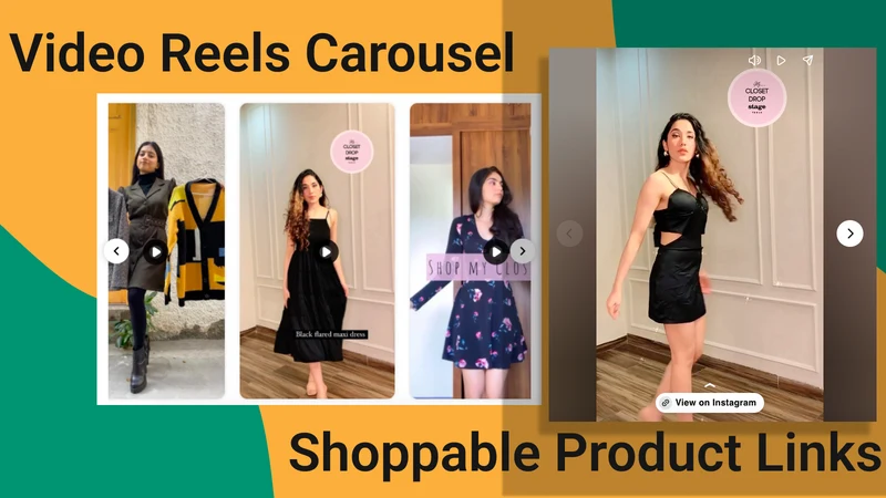 Vizup Shoppable Video Carousel