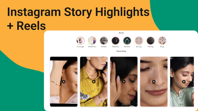 Vizup Shoppable Video Carousel